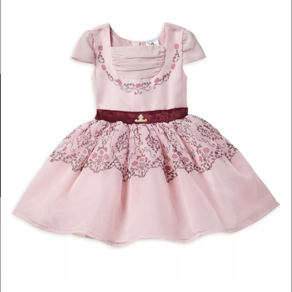 Disney Other - 🎀Disney Princess Aurora/ Sleeping Beauty Pink Floral Embroidered Party Dress